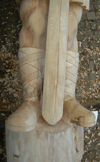 4. Viking, detail nohou